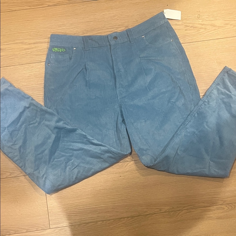 Blue Corduroy Pants
